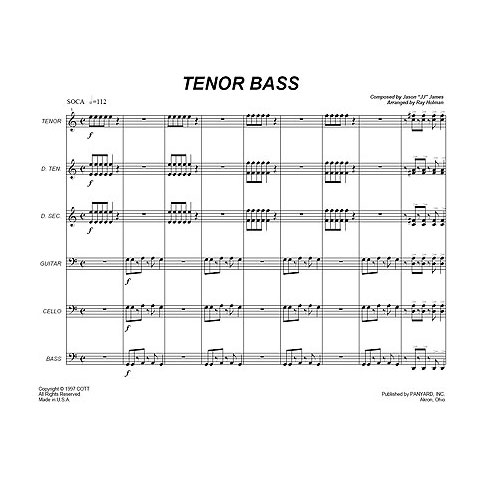 Panyard Panyard 7193 - Tenor Bass 97 by Jason "JJ" James
