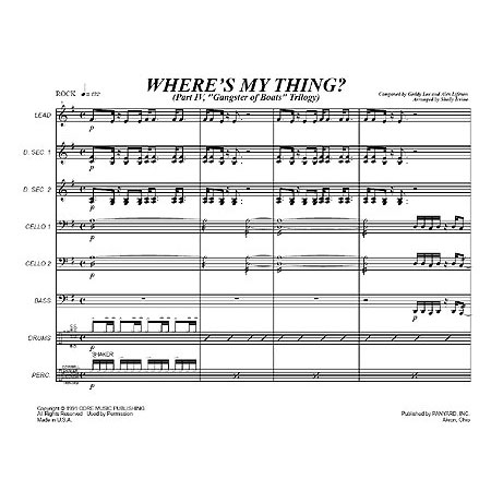 Panyard Panyard 7209 - Wheres My Thing by Geddy Lee & Alex Lifeson