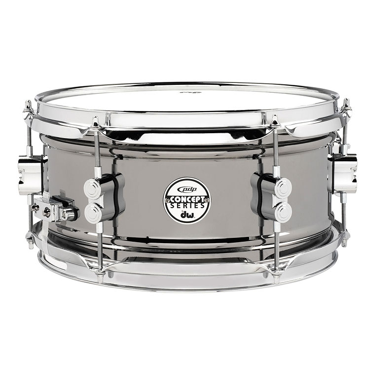 PDP 6" x 10" Concept Black Nickel Over Steel Snare Drum