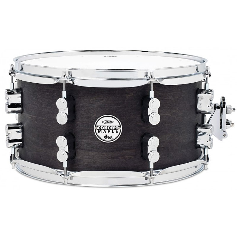PDP 6" x 12" Concept Black Wax Maple Snare Drum