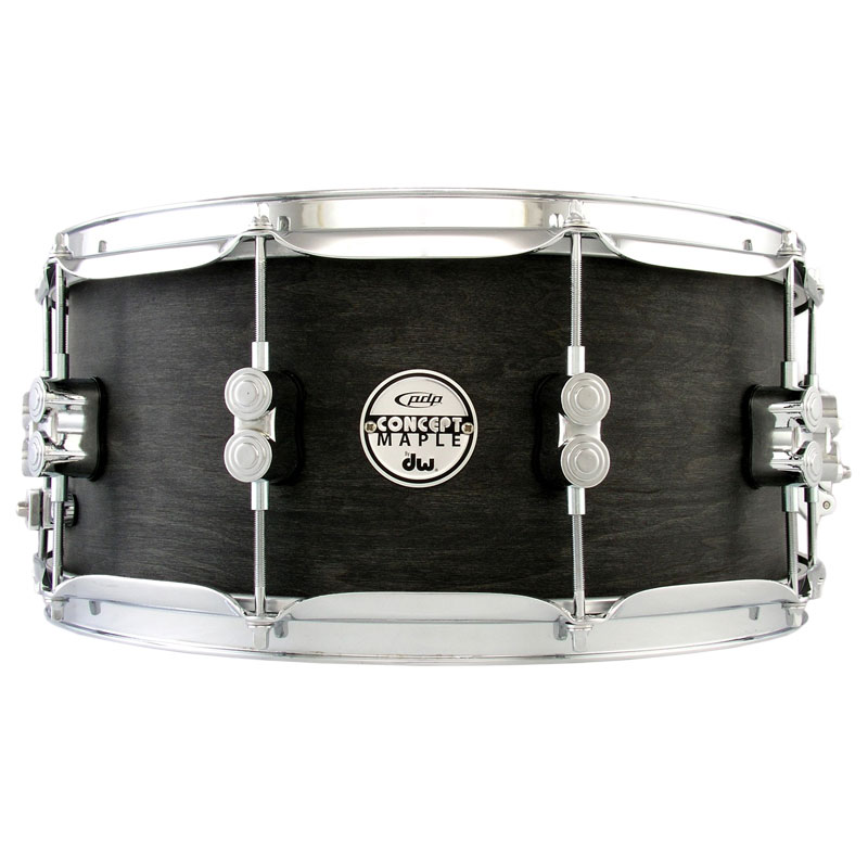 PDP 6.5" x 14" Concept Black Wax Maple Snare Drum