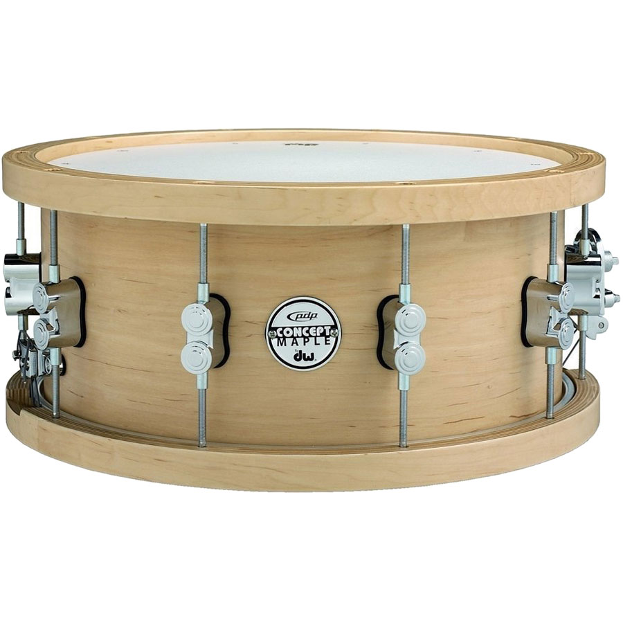 PDP 6.5" x 14" Concept Maple Snare Drum with Wood Hoops