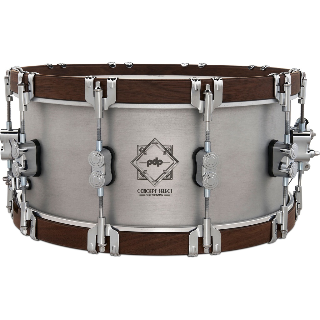 PDP 6.5" x 14" Concept Select 3mm Aluminum Snare Drum w/ Wood