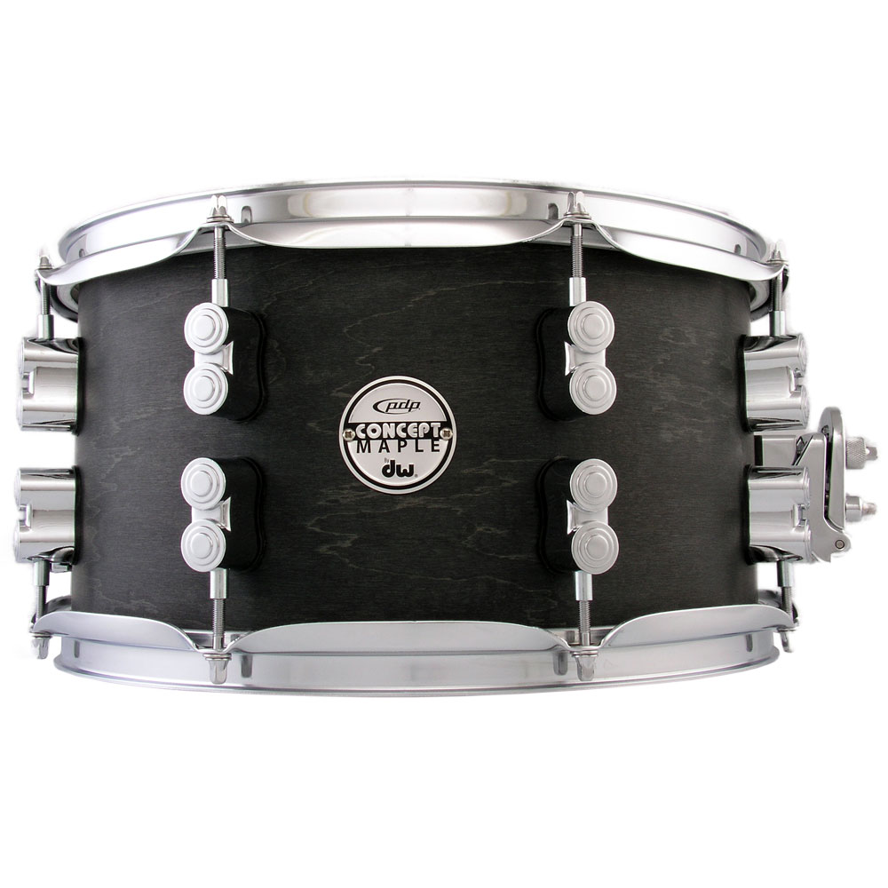 PDP 7" x 13" Concept Black Wax Maple Snare Drum