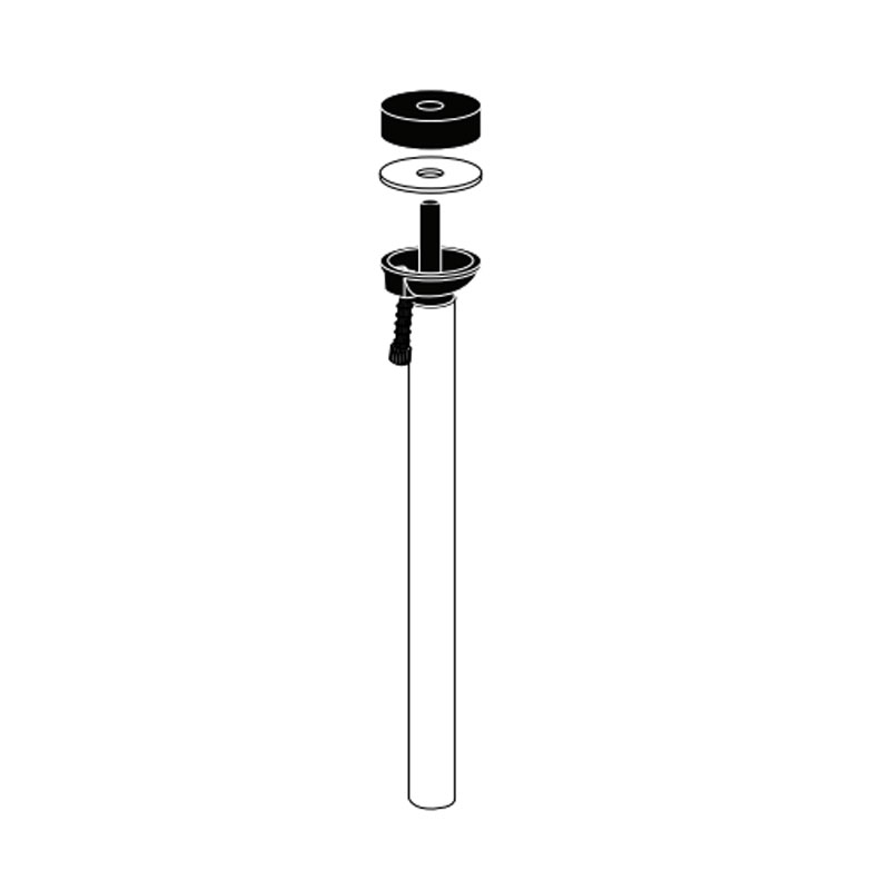 PDP Hi Hat Tube and Cymbal Seat - Black