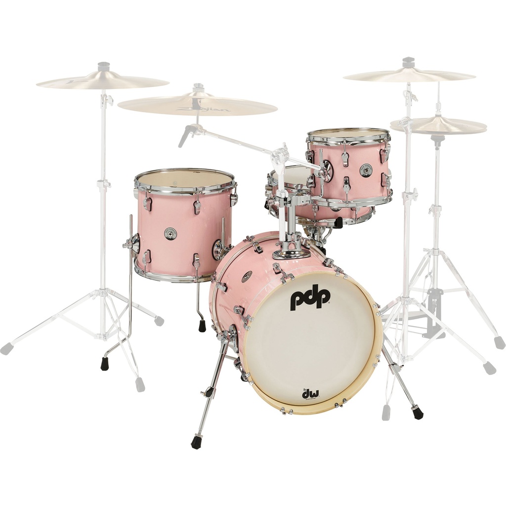 PDP New Yorker 4-Piece Drum Set (16B-10-13F-14S)