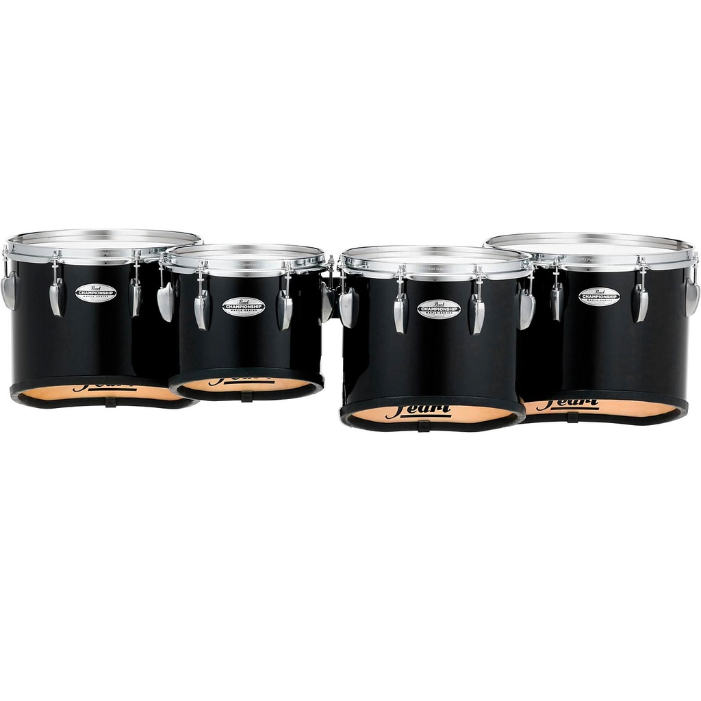 Pearl 10-12-13-14" Championship Marching Tenors in Piano Black