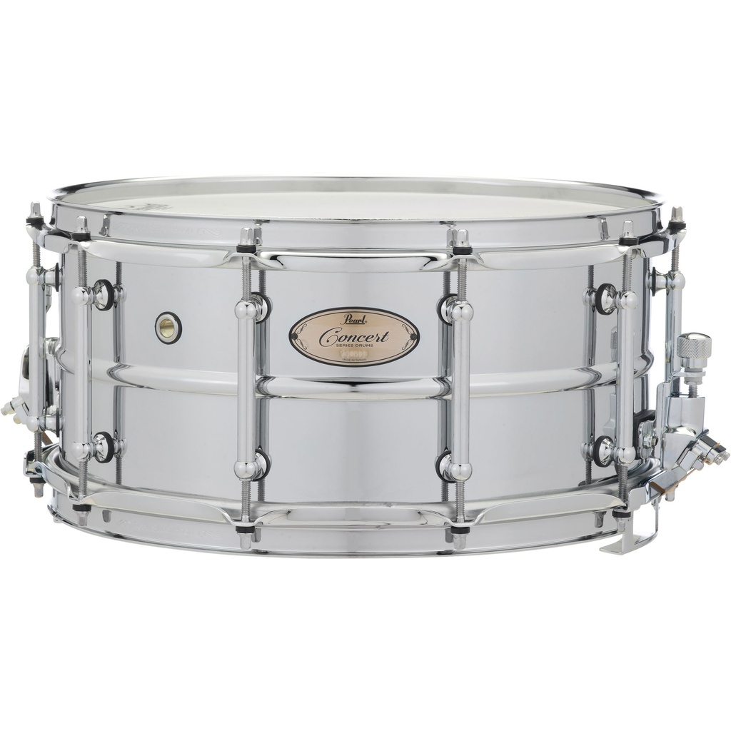 Pearl 14" x 6.5" Concert Beaded Steel Snare Drum