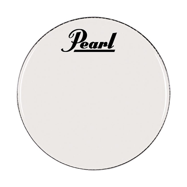 Pearl 16" Smooth White Ambassador Pearl Logo