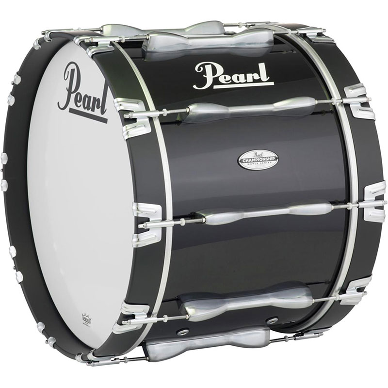 Pearl 20" x 14" Championship Maple Marching Bass in Piano Black