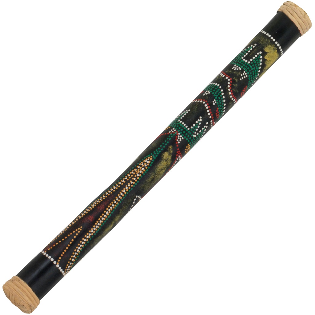 Pearl 24" Bamboo Rainstick with Hidden Spirit Design