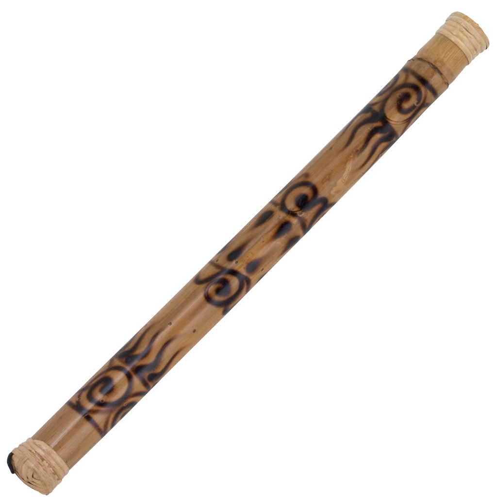 Pearl 24" Bamboo Rainstick with Rhythm Water Woodburned Design