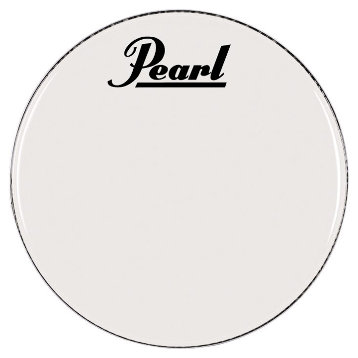 Pearl 30" Smooth White Ambassador Pearl Logo
