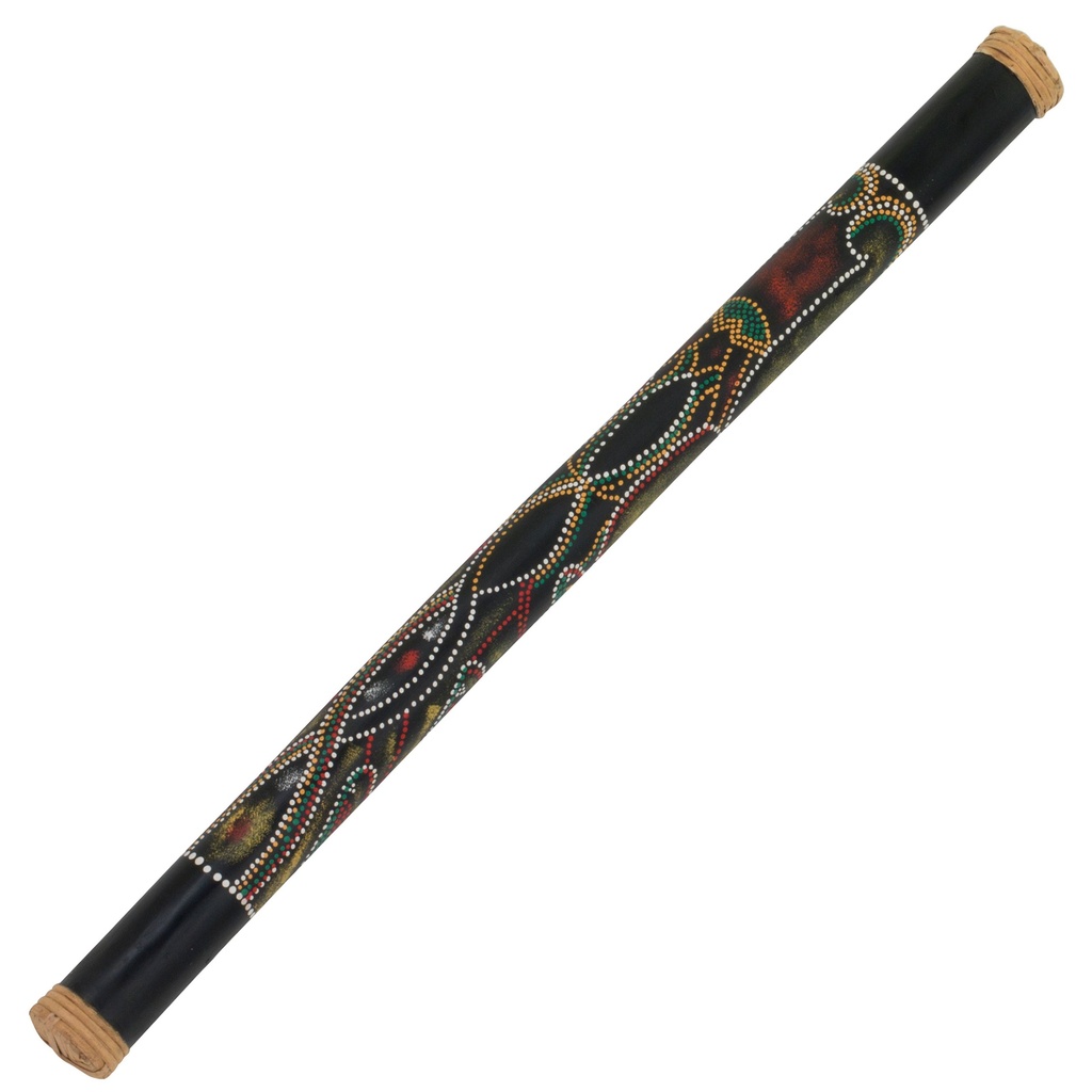 Pearl 32" Bamboo Rainstick with Hidden Spirit Design