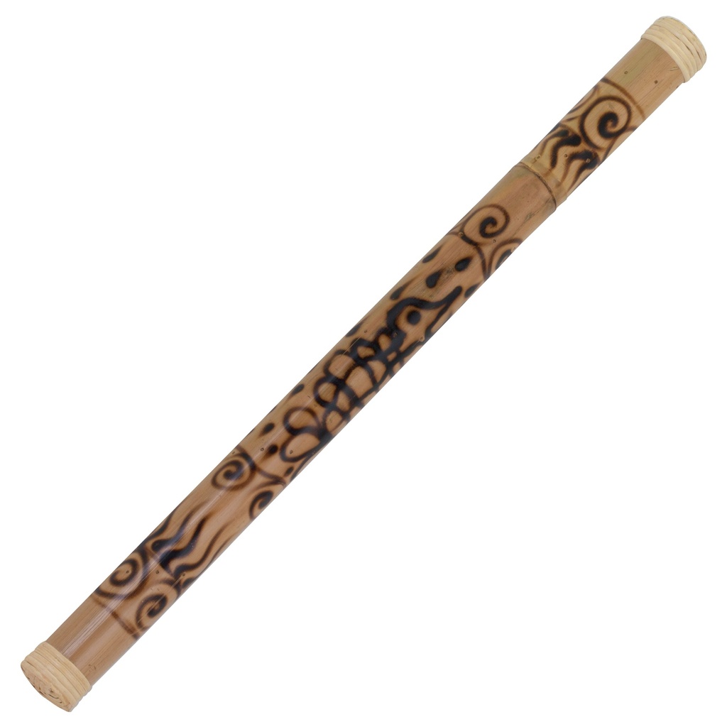 Pearl 32" Bamboo Rainstick with Rhythm Water Woodburned Design