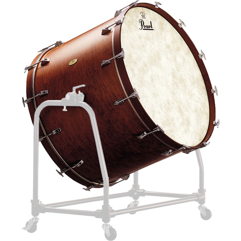 Pearl 36" x 26" Symphonic Maple Concert Bass Drum in Matte Walnut