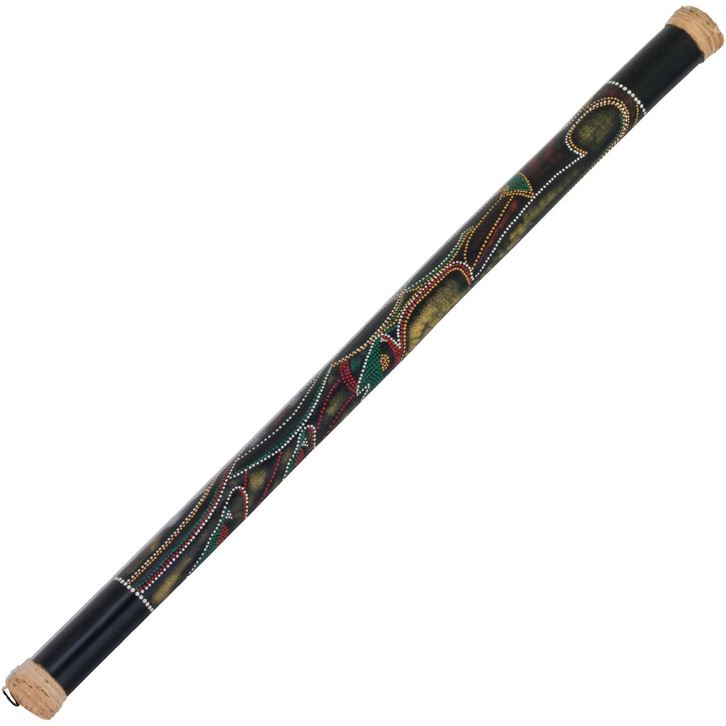 Pearl 40" Bamboo Rainstick with Hidden Spirit Design