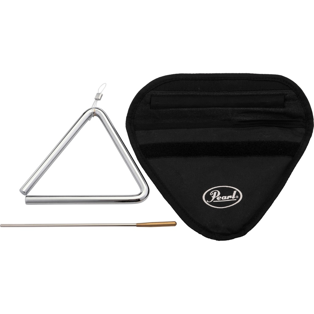 Pearl 6" Elite Triangle w/ Beater & Case