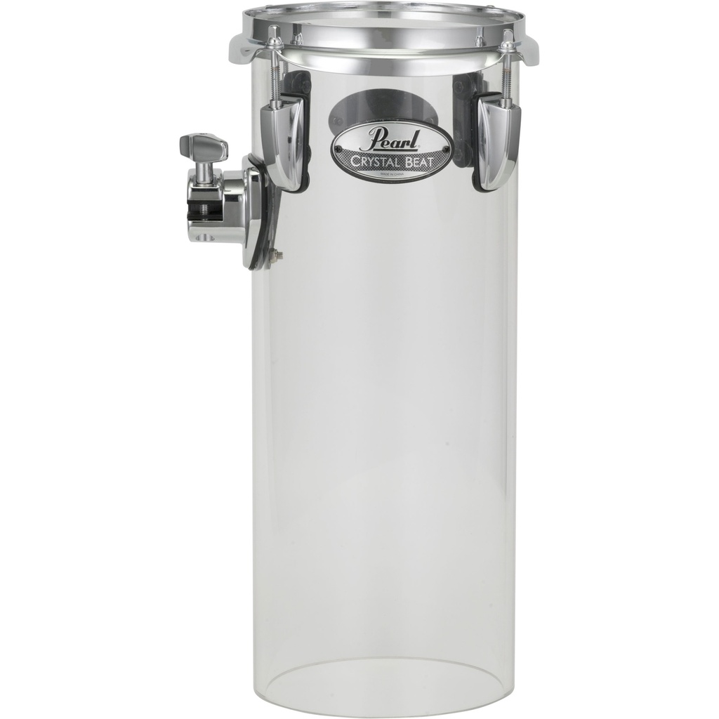 Pearl 6" x 15" Crystal Beat Rocket Tom in Ultra Clear