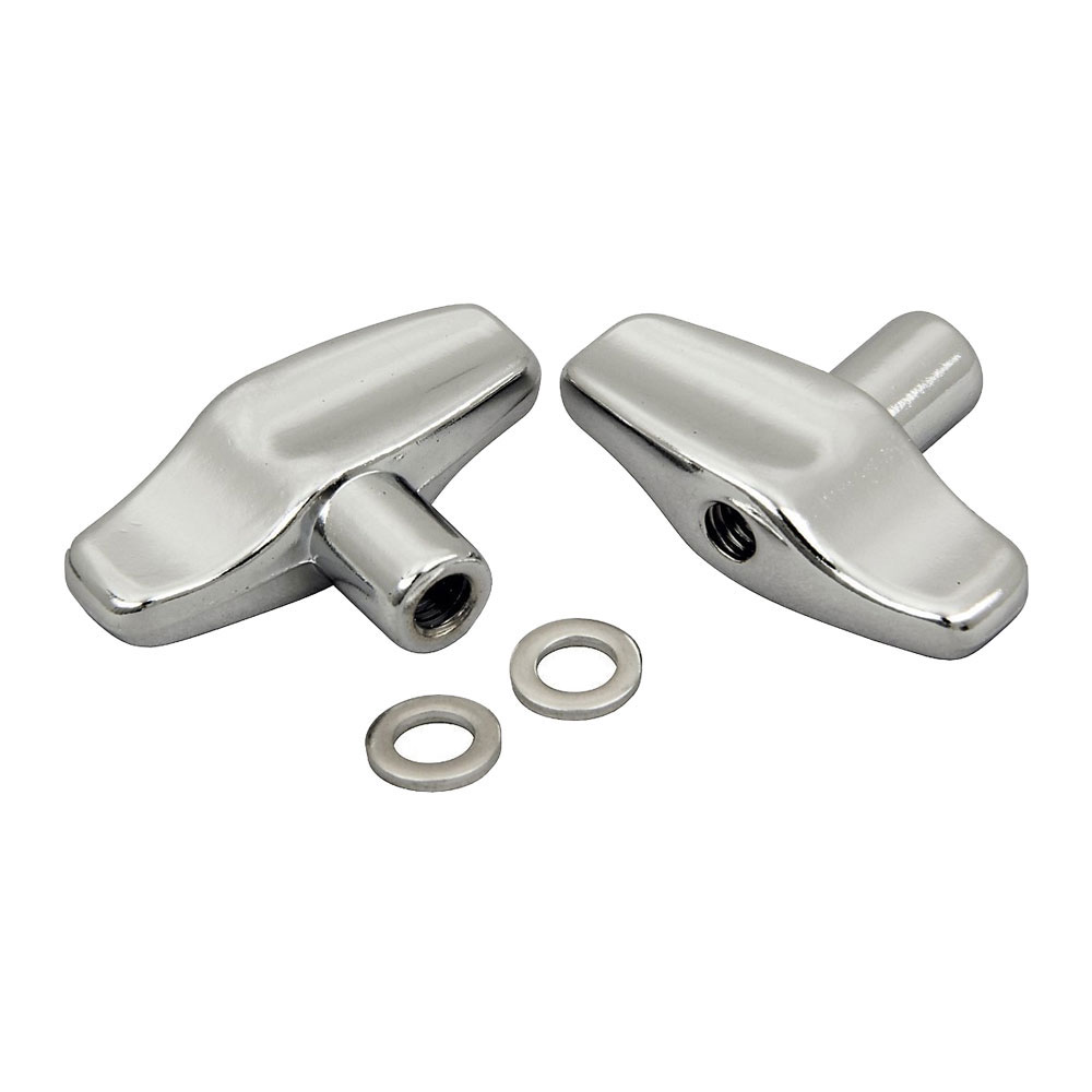 Pearl 6mm Die-Cast Wing Nuts with Washers (2-Pack)