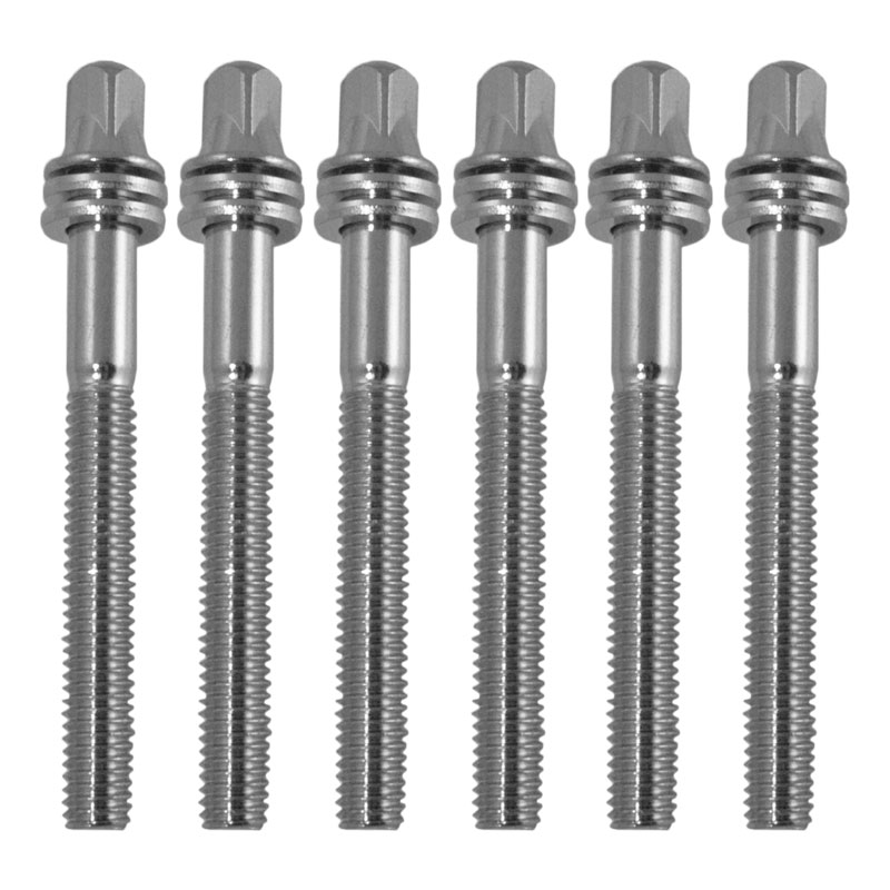 Pearl 6mm x 54mm Tension Rods for Marching Snares/Tenors (6-Pack)