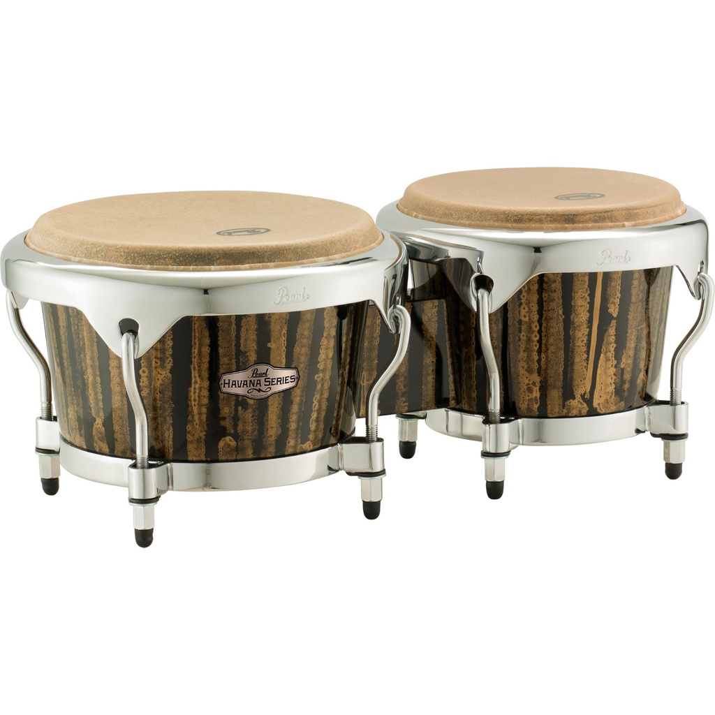 Pearl 7" & 9" Havana Series Fiberglass Bongos in Liquid Gold