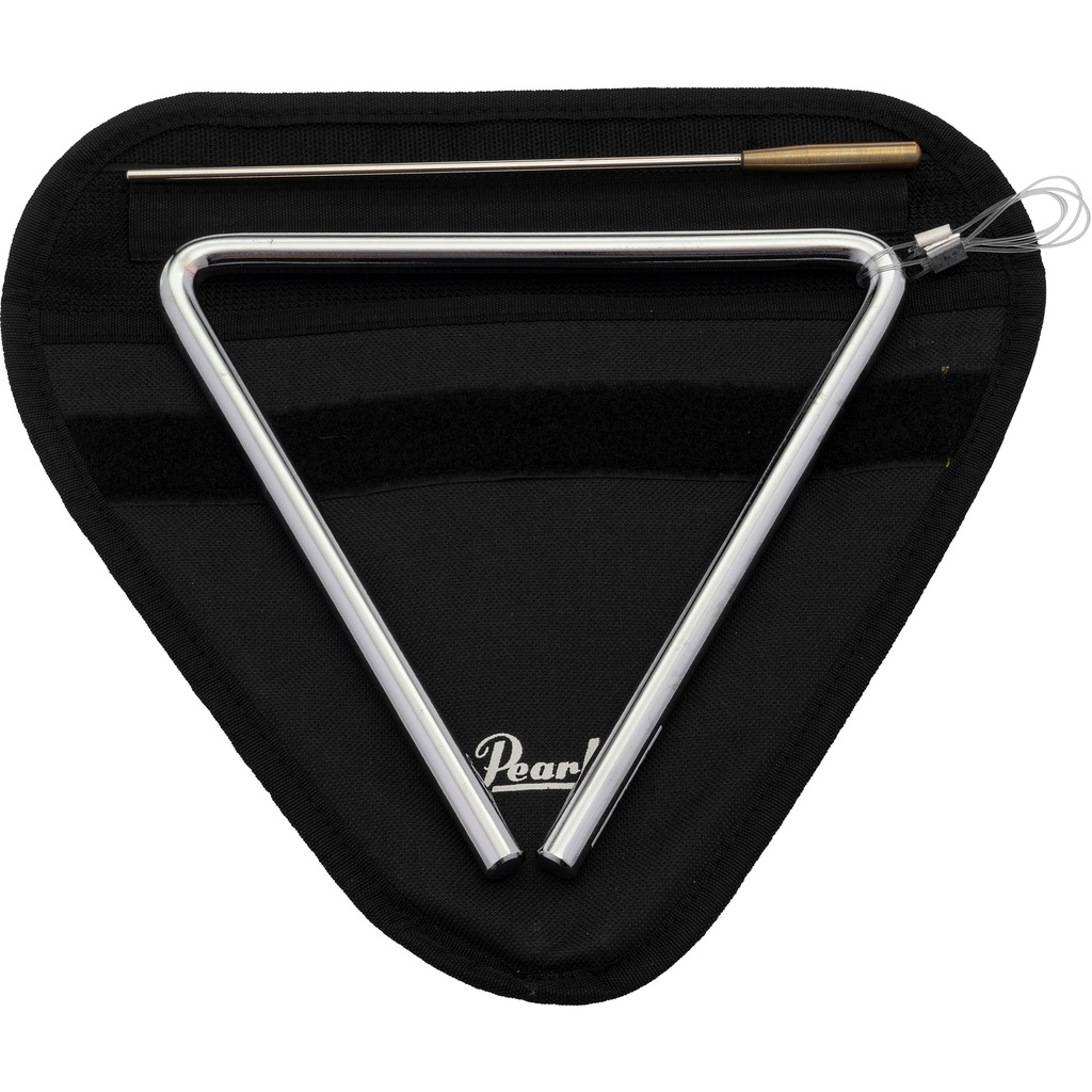 Pearl 8" Elite Triangle with Beater & Case
