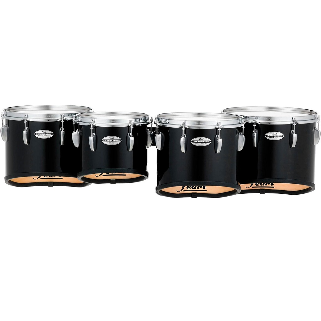 Pearl 8-10-12-13" Championship Marching Tenors in Piano Black