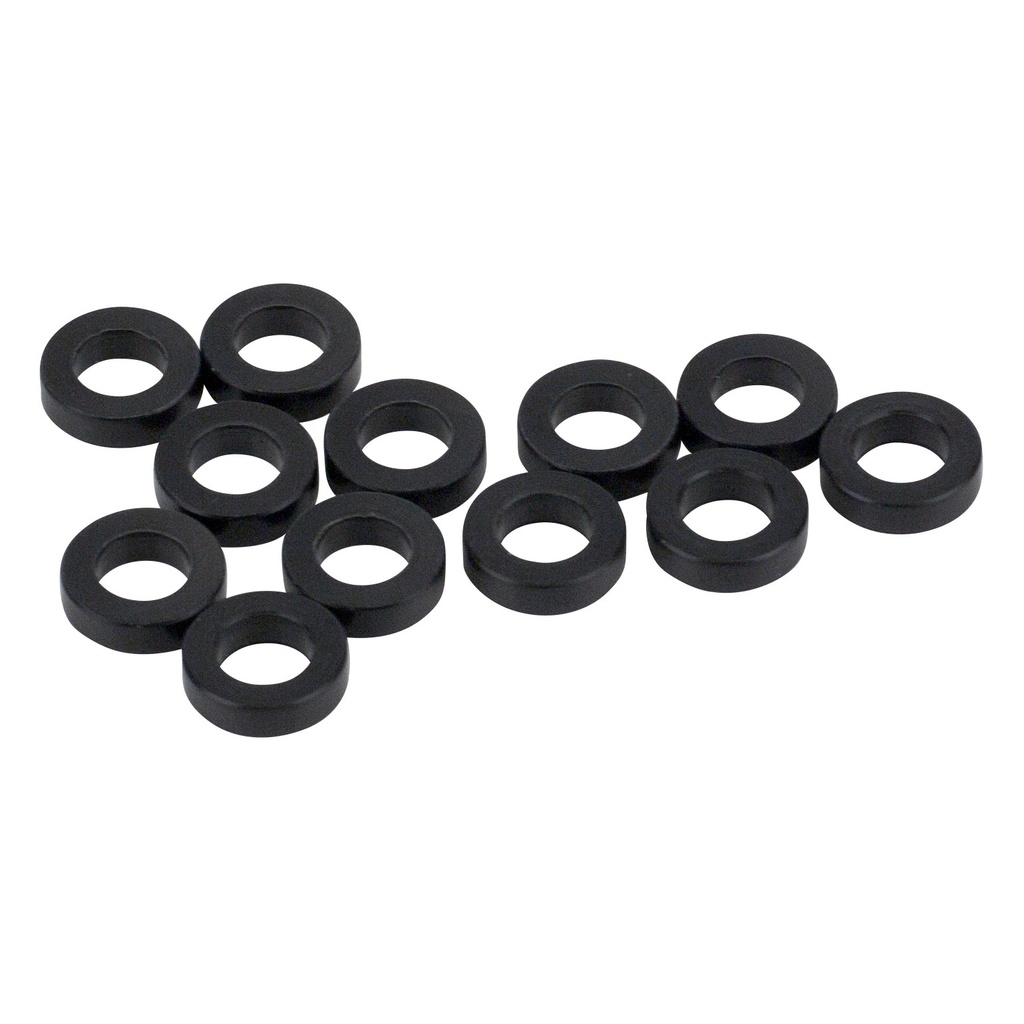 Pearl Black Nylon Tension Rod Washers (12 Pack)