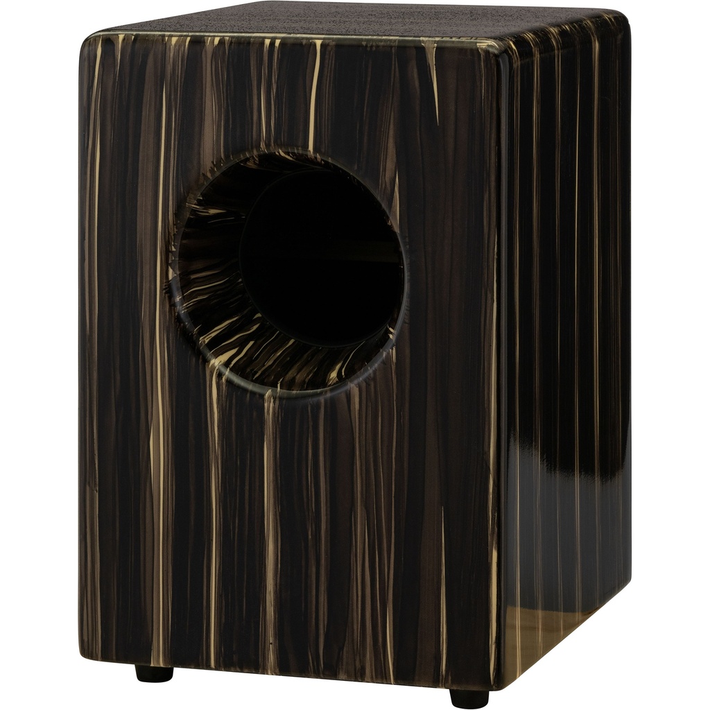 Pearl Boom Box Fiberglass Cajon in Artisan Zebra Wood