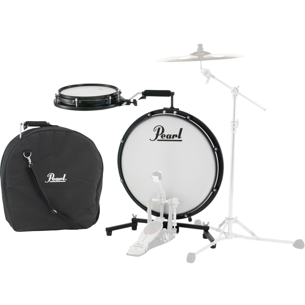 Pearl Compact Traveler 2-Pc Drum Set (18" Bass 10" Snare) + Bag