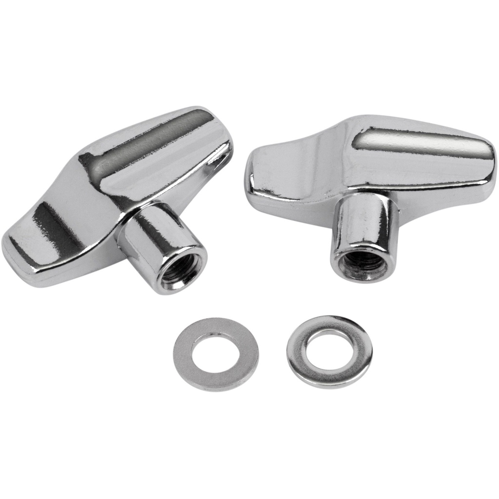 Pearl Die-Cast Wing Nuts with Washers (2-Pack)