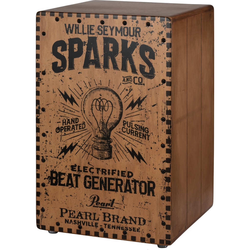 Pearl Electronic Cajon with W.S. Sparks Graphic Finish