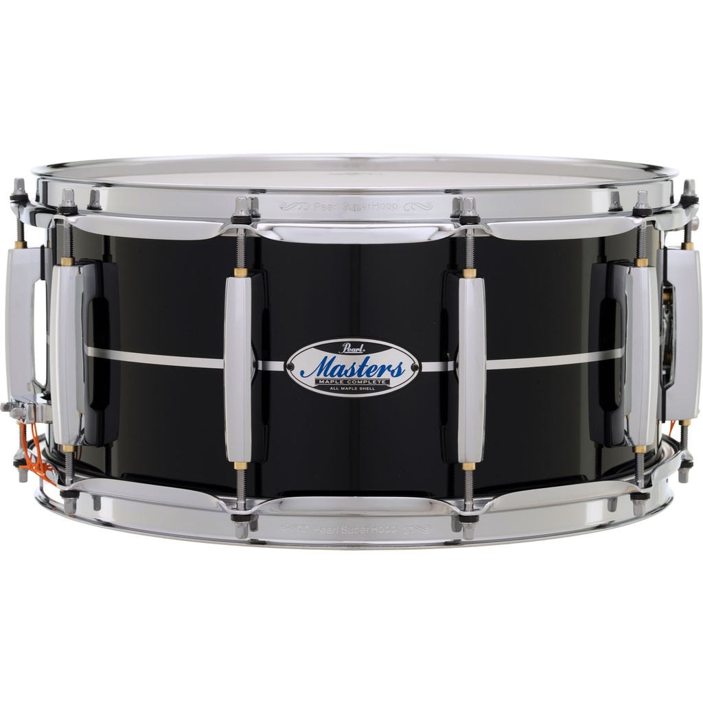 Pearl Piano Black with Silver Stripe