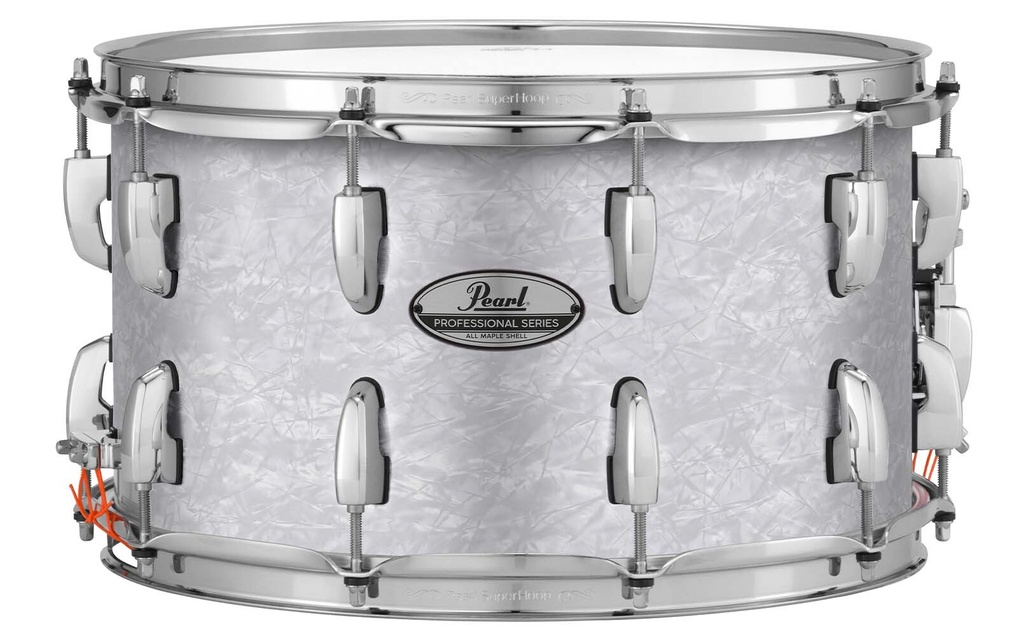 Pearl Professional Maple Snare Drum 14" x 8" White Marine Pearl