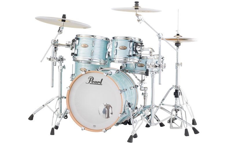 Pearl Session Studio Select Series 4-piece shell pack in Ice Blue Oyster