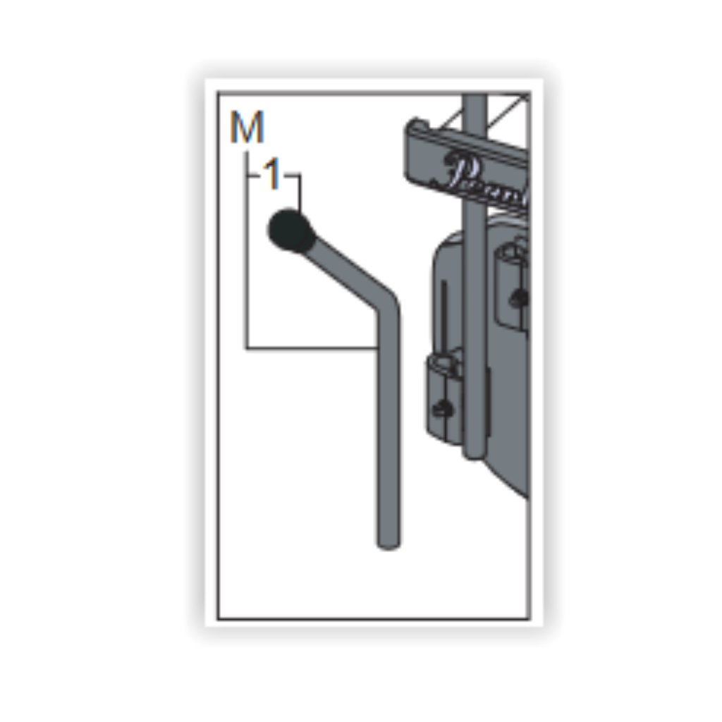 Pearl Support Bar for CXB-1 Marching Bass Carrier