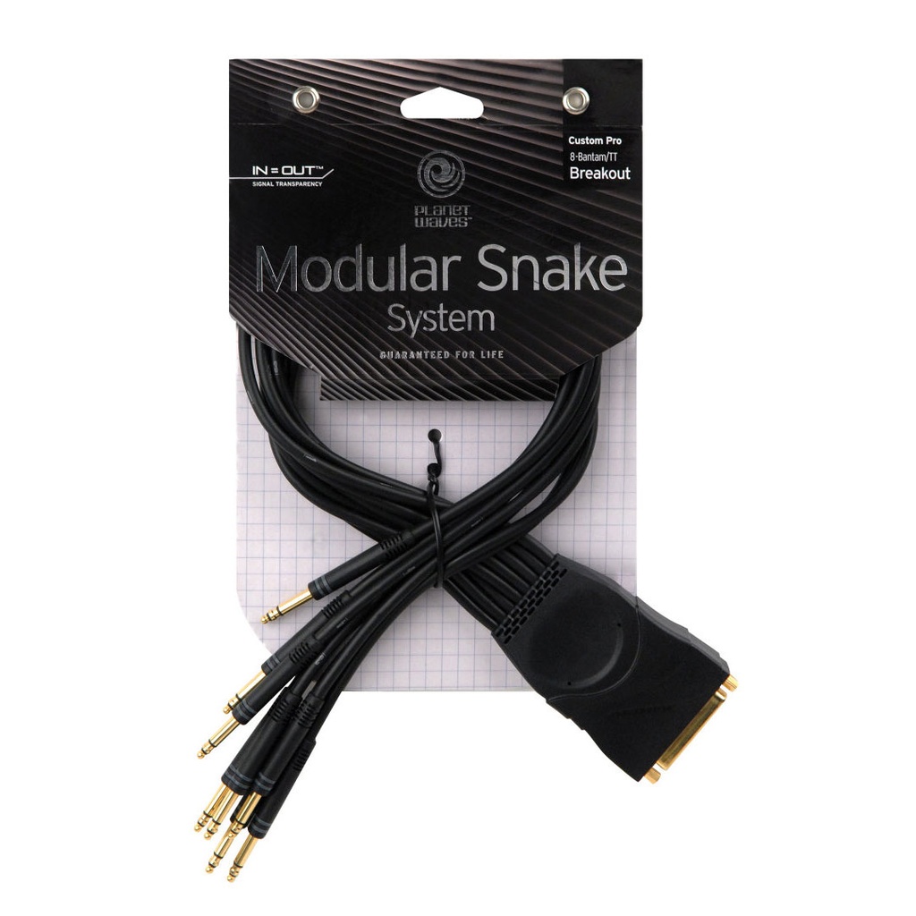 Planet Waves 1/4" TRS Breakout Cable for Modular Snake