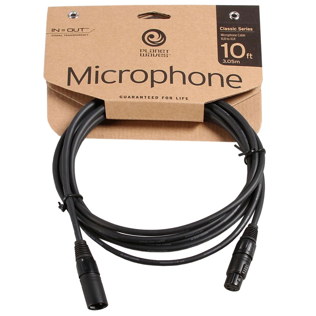 Planet Waves 10' Classic Series Microphone Cable