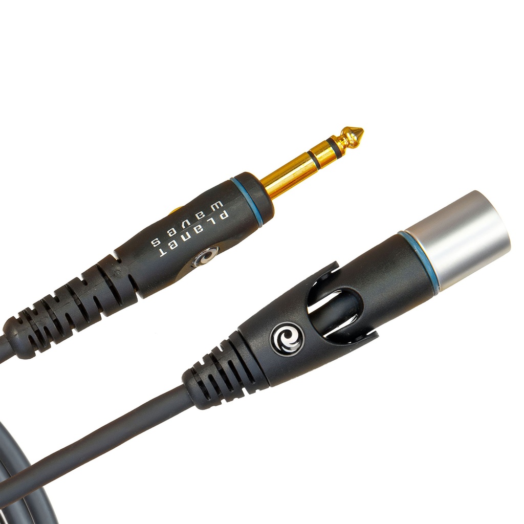 Planet Waves 10' Custom Series Swivel Microphone Cable (XLR Male to 1/4")