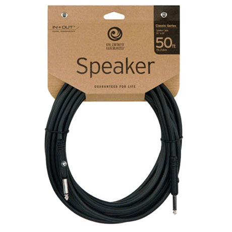 Planet Waves 50' Classic Series 1/4" Speaker Cable