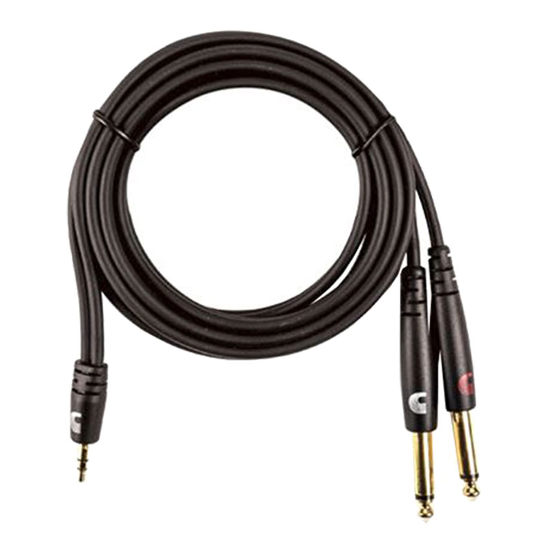 Planet Waves 6' Male 1/8" Stereo to Dual Male 1/4" Cable