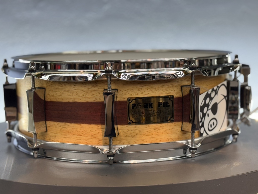 [PP5X14JPSNP] Pork Pie Percussion 5" x 14" Paduk 8-Ply Maple Snare Drum