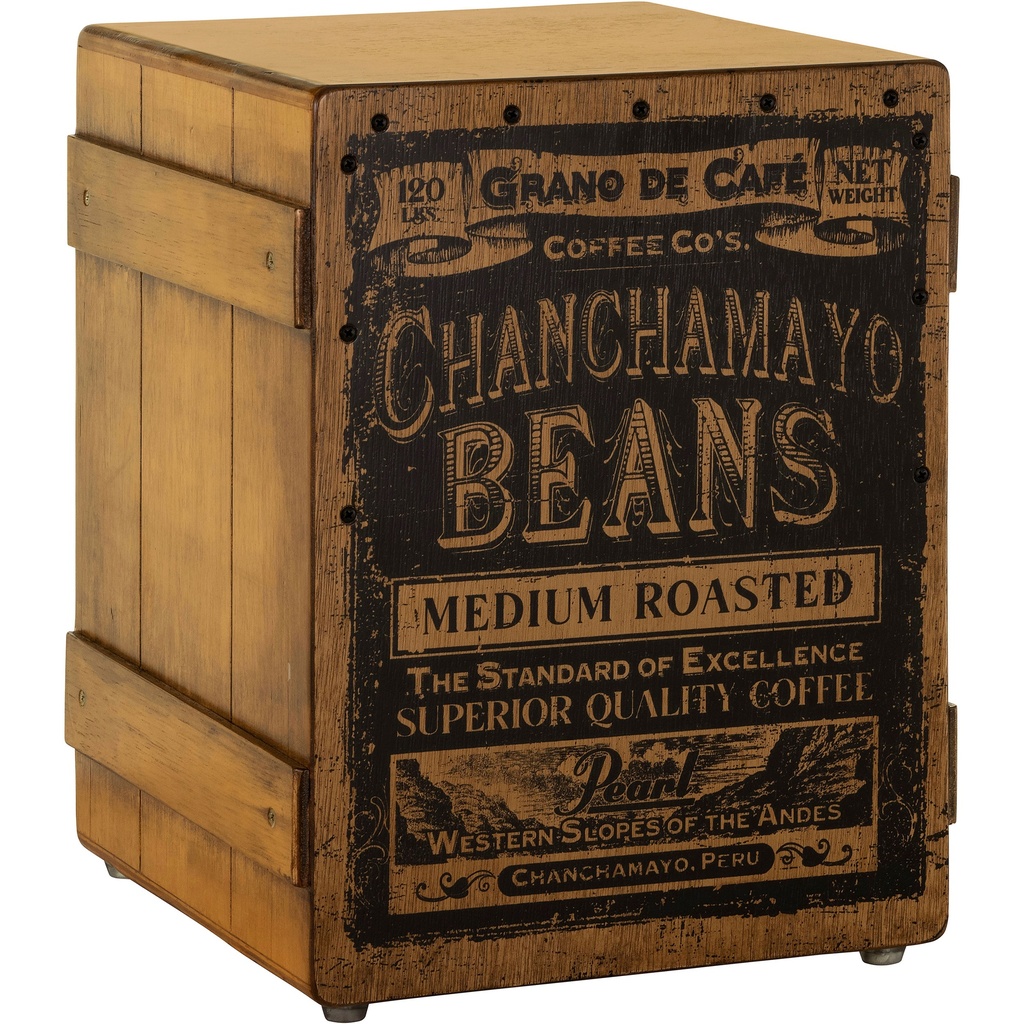 Primero Crate Style Cajon with Coffee Bean Front