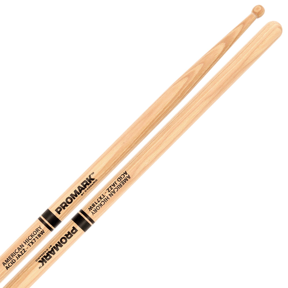 Promark 718 Hickory Wood Tip Acid Jazz