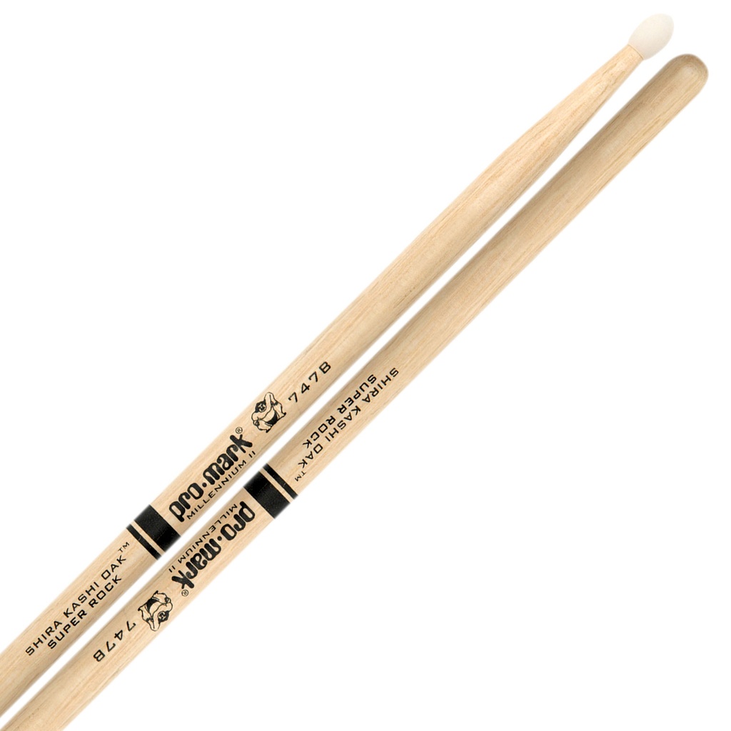 Promark 747B Super Rock Oak Nylon Tip