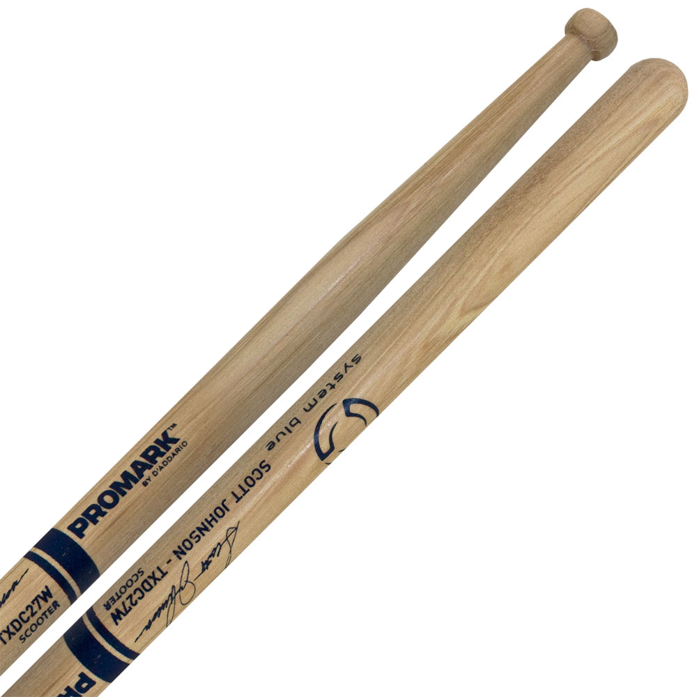 Promark System Blue Scott Johnson "Scooter" Marching Snare Sticks