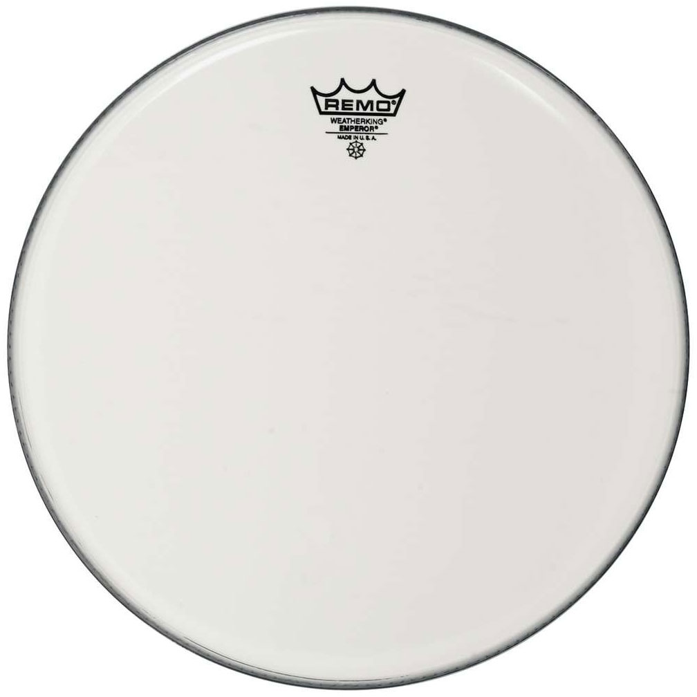 Remo 10" Emperor Smooth White Crimplock Marching Tenor Drum Head