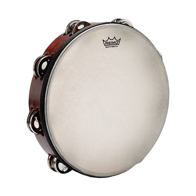Remo 10" Gospel Tambourine 8 Double-Row Jingle