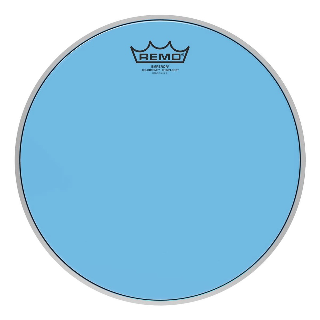 Remo 12" Emperor Colortone Blue Crimplock Marching Tenor Head